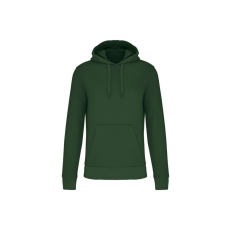 KARIBAN Férfi organikus kapucnis pulóver, Kariban KA4027, Forest Green-5XL