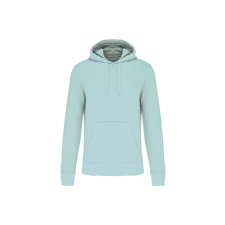 KARIBAN Férfi organikus kapucnis pulóver, Kariban KA4027, Ice Mint-5XL férfi pulóver, kardigán