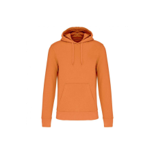 KARIBAN Férfi organikus kapucnis pulóver, Kariban KA4027, Light Orange-2XL férfi pulóver, kardigán