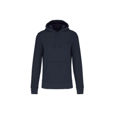 KARIBAN Férfi organikus kapucnis pulóver, Kariban KA4027, Navy-2XL