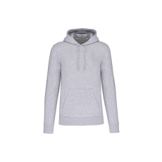 KARIBAN Férfi organikus kapucnis pulóver, Kariban KA4027, Oxford Grey-XL