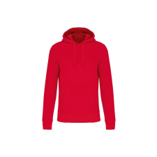 KARIBAN Férfi organikus kapucnis pulóver, Kariban KA4027, Red-2XL férfi pulóver, kardigán