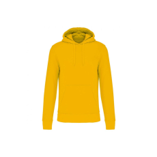 KARIBAN Férfi organikus kapucnis pulóver, Kariban KA4027, Yellow-2XL
