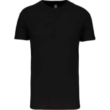 KARIBAN Férfi organikus rövid ujjú póló, Kariban KA3025IC, Black-4XL férfi póló