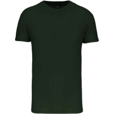 KARIBAN Férfi organikus rövid ujjú póló, Kariban KA3025IC, Forest Green-2XL