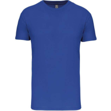 KARIBAN Férfi organikus rövid ujjú póló, Kariban KA3025IC, Light Royal Blue-4XL férfi póló