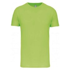 KARIBAN Férfi organikus rövid ujjú póló, Kariban KA3025IC, Lime-XL férfi póló