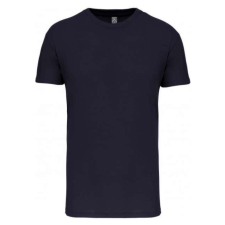 KARIBAN Férfi organikus rövid ujjú póló, Kariban KA3025IC, Navy-3XL férfi póló