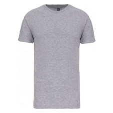 KARIBAN Férfi organikus rövid ujjú póló, Kariban KA3025IC, Oxford Grey-5XL férfi póló