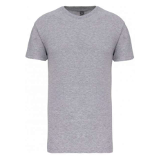 KARIBAN Férfi organikus rövid ujjú póló, Kariban KA3025IC, Oxford Grey-S