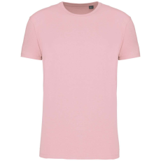 KARIBAN Férfi organikus rövid ujjú póló, Kariban KA3025IC, Pale Pink-2XL