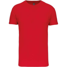 KARIBAN Férfi organikus rövid ujjú póló, Kariban KA3025IC, Red-3XL