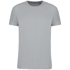 KARIBAN Férfi organikus rövid ujjú póló, Kariban KA3025IC, Snow Grey-XL férfi póló