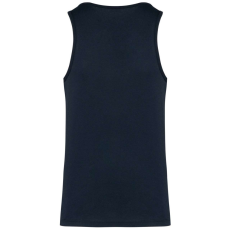 KARIBAN Férfi organikus ujjatlan póló, Kariban KA3023IC, Navy-L