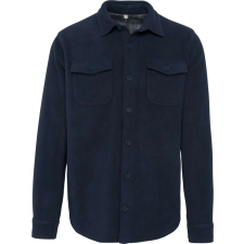 KARIBAN Férfi polár felső sherpa béléssel, Kariban KA582, Navy/Storm Grey-S férfi pulóver, kardigán
