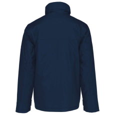 KARIBAN Férfi rejtett kapucnis kabát levehető ujjakkal, Kariban KA693, Navy-2XL