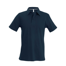 KARIBAN Férfi rövid ujjú galléros piké póló, Kariban KA241, Dark Grey-XL férfi póló