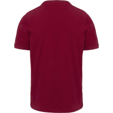 KARIBAN Férfi rövid ujjú környakas vintage póló, Kariban KV2106, Vintage Dark Red-S férfi póló