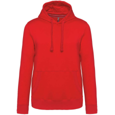 KARIBAN Férfi vastag kapucnis pulóver, Kariban KA489, Red-2XL