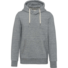 KARIBAN Férfi vastag kapucnis pulóver, Kariban KV2308, Slub Grey Heather-M