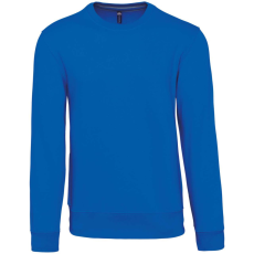 KARIBAN Férfi vastag környakas pulóver, Kariban KA488, Light Royal Blue-2XL