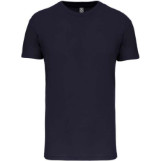 KARIBAN Gyermek kereknyakú organikus pamut póló, Kariban KA3027IC, Navy-2/4