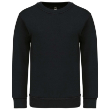 KARIBAN Gyermek környakas pulóver, Kariban KA475, Black-8/10 gyerek pulóver, kardigán