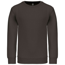 KARIBAN Gyermek környakas pulóver, Kariban KA475, Dark Grey-4/6 gyerek pulóver, kardigán