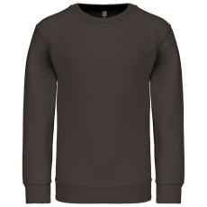KARIBAN Gyermek környakas pulóver, Kariban KA475, Dark Grey-8/10