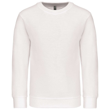 KARIBAN Gyermek környakas pulóver, Kariban KA475, White-10/12 gyerek pulóver, kardigán
