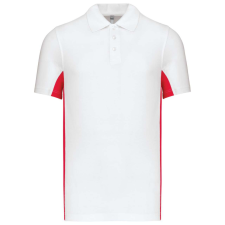KARIBAN KA232 FLAG - SHORT-SLEEVED TWO-TONE POLO SHIRT S munkaruha