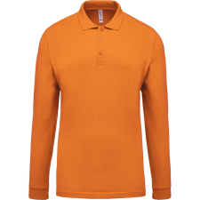 KARIBAN KA256 MEN&#039;S LONG-SLEEVED PIQUÉ POLO SHIRT 4XL munkaruha