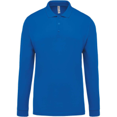 KARIBAN KA256 MEN'S LONG-SLEEVED PIQUÉ POLO SHIRT L