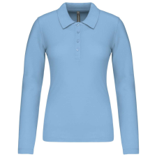 KARIBAN KA257 LADIES’ LONG-SLEEVED PIQUÉ POLO SHIRT 2XL munkaruha