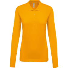 KARIBAN KA257 LADIES’ LONG-SLEEVED PIQUÉ POLO SHIRT L munkaruha