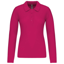 KARIBAN KA257 LADIES’ LONG-SLEEVED PIQUÉ POLO SHIRT M munkaruha