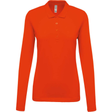 KARIBAN KA257 LADIES’ LONG-SLEEVED PIQUÉ POLO SHIRT XS munkaruha