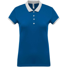 KARIBAN KA259 LADIES’ TWO-TONE PIQUÉ POLO SHIRT M munkaruha