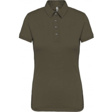 KARIBAN KA263 LADIES&#039; SHORT SLEEVED JERSEY POLO SHIRT XS munkaruha