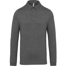 KARIBAN KA264 MEN'S LONG SLEEVED JERSEY POLO SHIRT M munkaruha