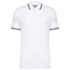 KARIBAN KA272 MEN'S SHORT-SLEEVED POLOSHIRT WITH CONTRASTING PIPING L munkaruha