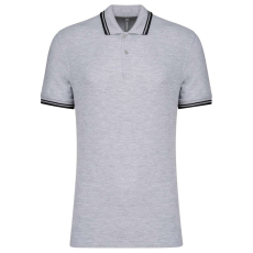 KARIBAN KA272 MEN'S SHORT-SLEEVED POLOSHIRT WITH CONTRASTING PIPING XL