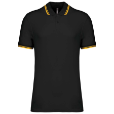 KARIBAN KA272 MEN&- 039;S 2 STRIPED SHORT SLEEVED POLOSHIRT 2XL férfi póló