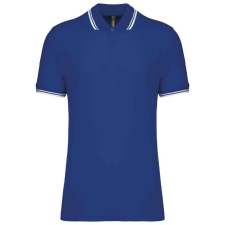 KARIBAN KA272 MEN&amp;- 039;S 2 STRIPED SHORT SLEEVED POLOSHIRT S férfi póló