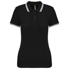 KARIBAN KA273 LADIE'S SHORT-SLEEVED POLOSHIRT WITH CONTRASTING PIPING 2XL munkaruha