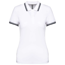 KARIBAN KA273 LADIE'S SHORT-SLEEVED POLOSHIRT WITH CONTRASTING PIPING L munkaruha