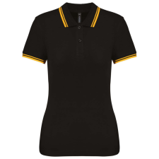 KARIBAN KA273 LADIE'S SHORT-SLEEVED POLOSHIRT WITH CONTRASTING PIPING S munkaruha