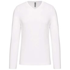 KARIBAN KA358 FÉRFI HOSSZÚ UJJÚ V-NYAKÚ PÓLÓ 3XL