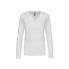 KARIBAN KA382 NŐI HOSSZÚ UJJÚ V-NYAKÚ PÓLÓ XL