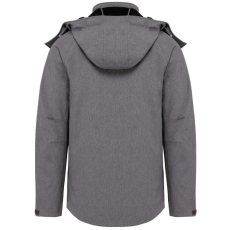 KARIBAN KA413 MEN&- 039;S DETACHABLE HOODED SOFTSHELL JACKET 2XL